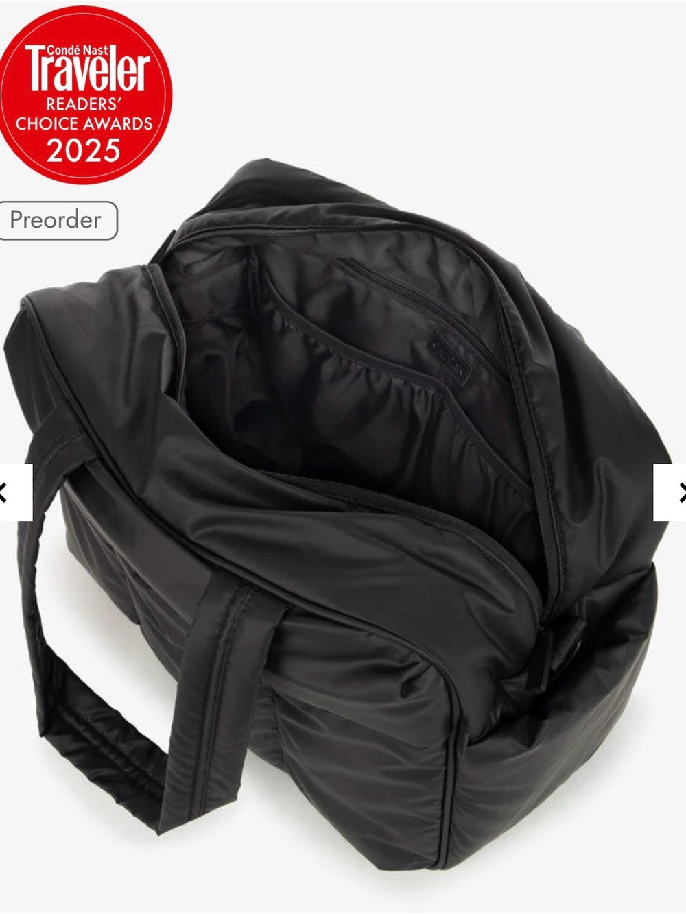 Calpak Luka Duffel Travel Bag in Matte Black NWT - Picture 12 of 12